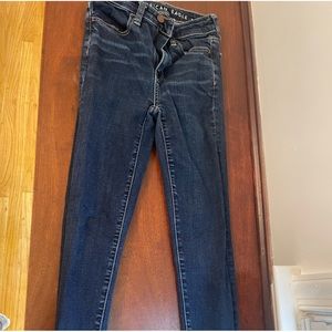 American eagle super high rise Jegging size 00 short
